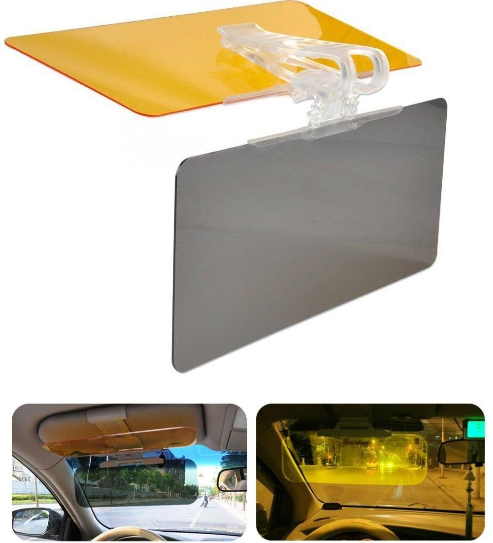 Goggle - Anti-Glare Dazzling Goggle Day & Night Vision Driving Mirror Sun Visors